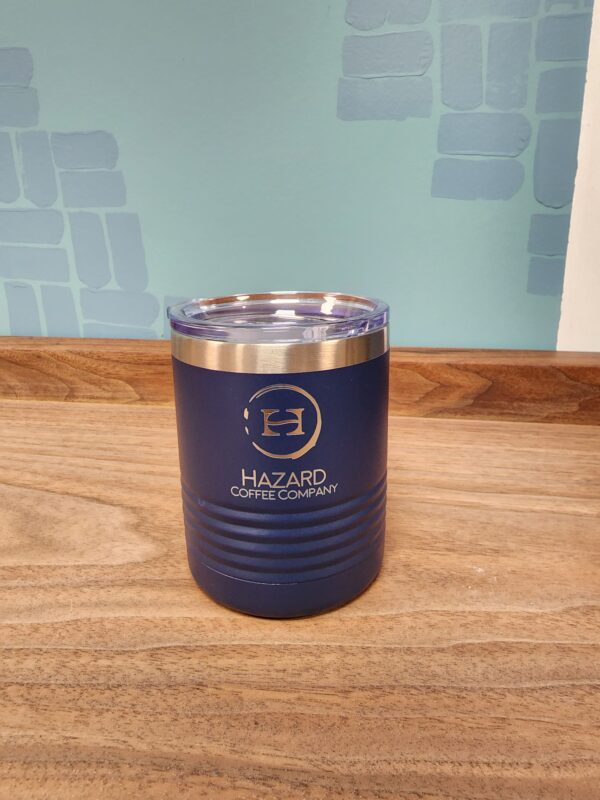 10oz Laser engraved Metal Tumbler - Black